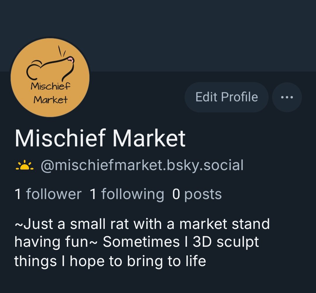 I haven't forgotten about this account I just haven't had any creative motivation (or enough to share) but I did make a 🟦☁️ to hopefully post more over there, 3D or not ^^