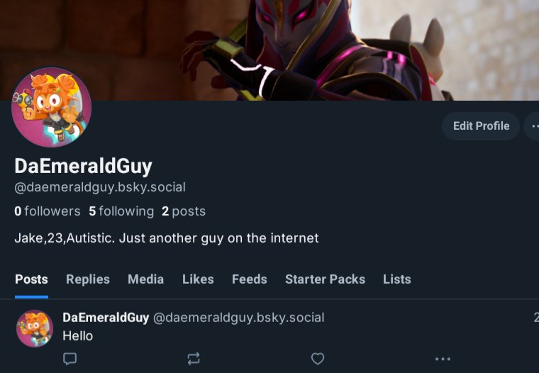 Just letting you all know if you want to follow me on there here it is