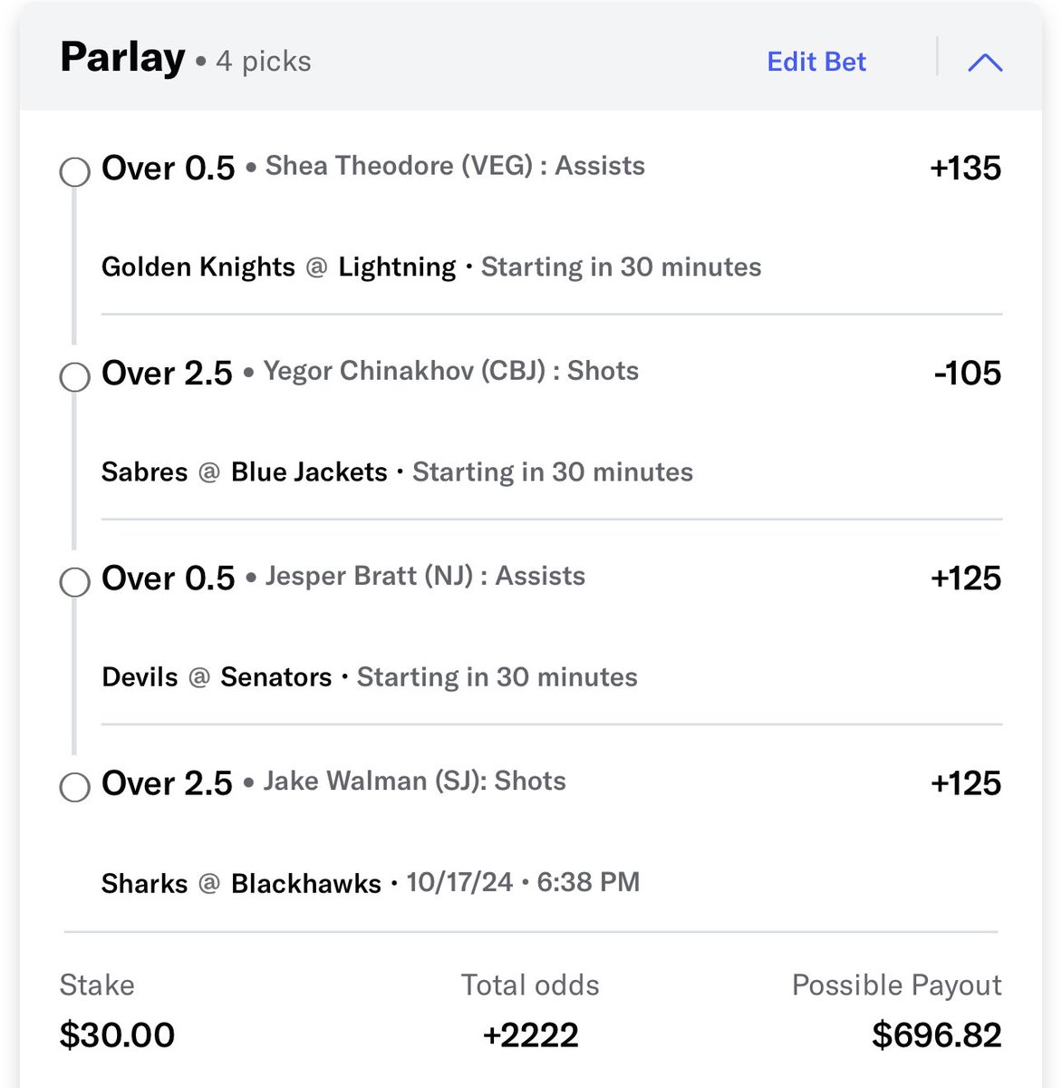 SandboxNate's tweet photo. I stand corrected…

Odds came out to +2222 🤣🤷‍♂️

You tagging along w/ ⁦@grandebets⁩ and me??? https://t.co/XNSuYE1591