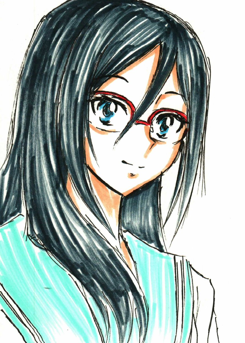「出勤前らくがき、あすか先輩あすか先輩あかし先輩。 」|沖庵のイラスト