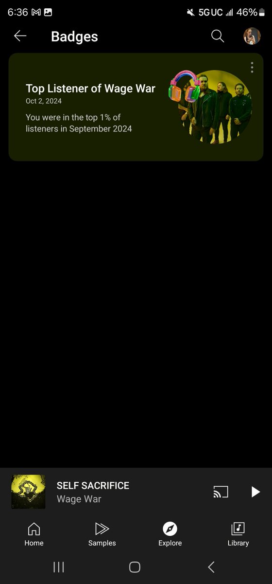 MartishFish's tweet photo. @WageWar  @youtubemusic  nobody that knows me is surprised about this fact 🤣🤣 https://t.co/7xylLPy3L5