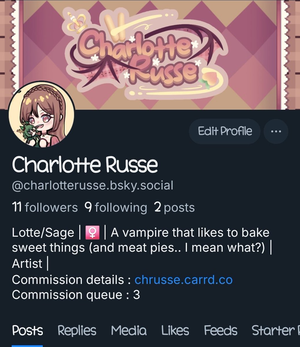 Charlotte Russe 🍑🎂 (Comm Open) tweet media