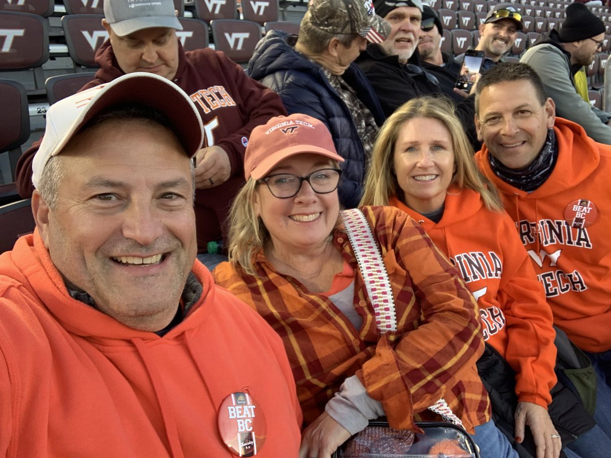 IannoneN's tweet photo. These New Englanders love the HOKIES!  Beat BC! #Hokies #virginiatech #lanestadium #hokievision #hokiesports https://t.co/jaDK6oOZ88