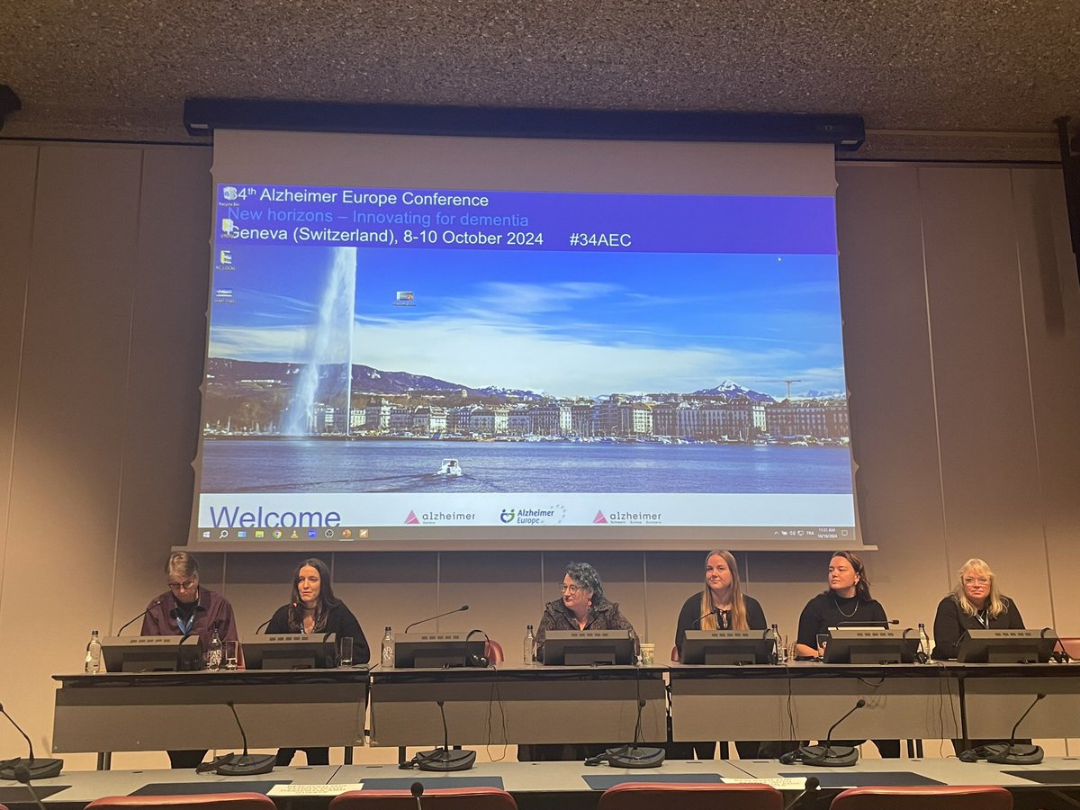 svedinfrida's tweet photo. Last week I had the honor to talk about our public contribution work at #34AEC in Geneva ⭐️ Also got a lot of inspiration for the future! #dementia #PPI https://t.co/O5K1fkPmqj