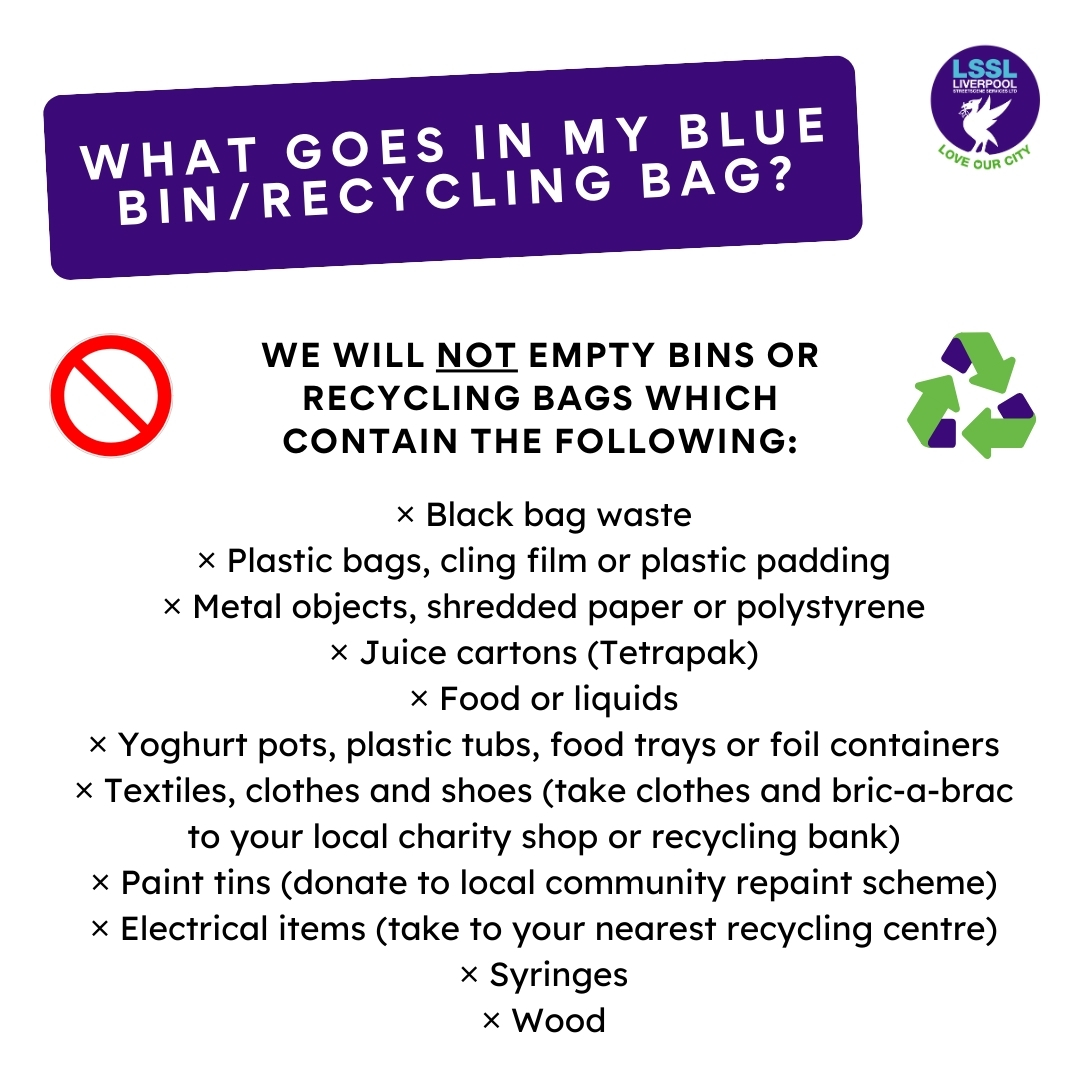 lpool_LSSL's tweet photo. #RecycleWeek And here are the items you can't put in your blue bin or recycling bag! ❌
https://t.co/lzjchx80jf #Recycle #RecycleRight #LiverpoolRecycles https://t.co/615Vw5V0Ia