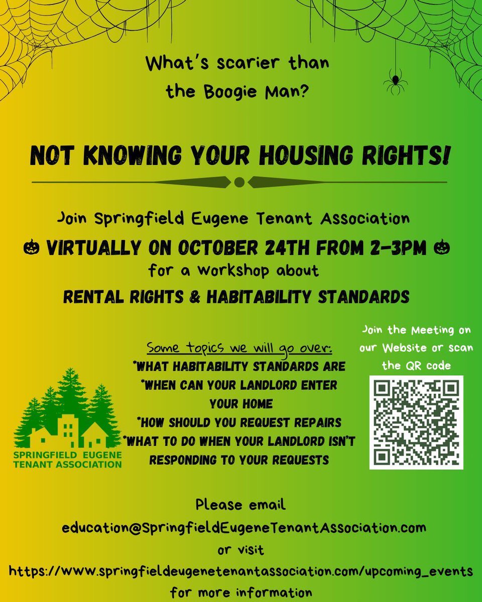 Springfield Eugene Tenant Association tweet media