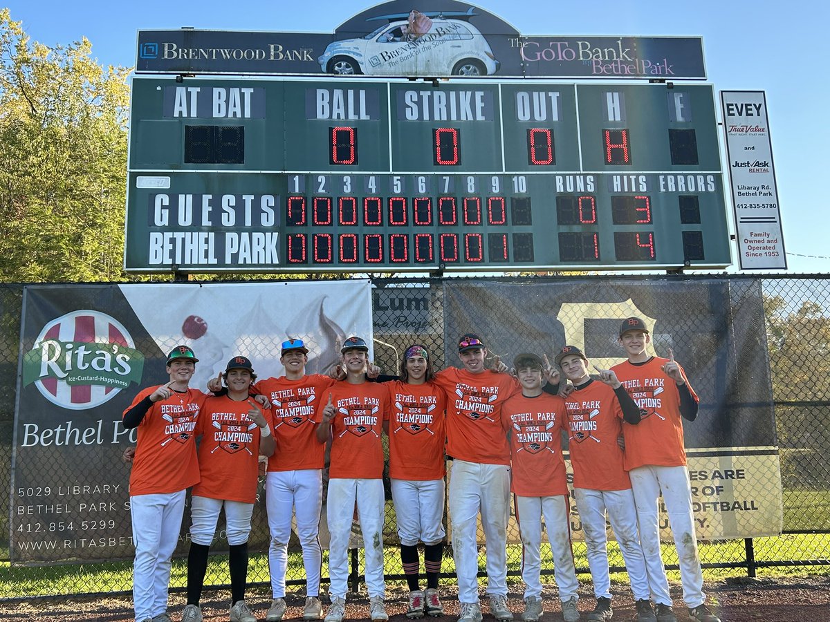 ‼️Congratulations to Team O White/Levis on winning the 1st annual BP Fall World Series! They walk it off in the 9th inning to win the title. Lightening over Thunder in a defensive battle💪

The Hawks cap off the Fall with our annual Fall Youth Camp on Saturday and Sunday⚾️

#ttob