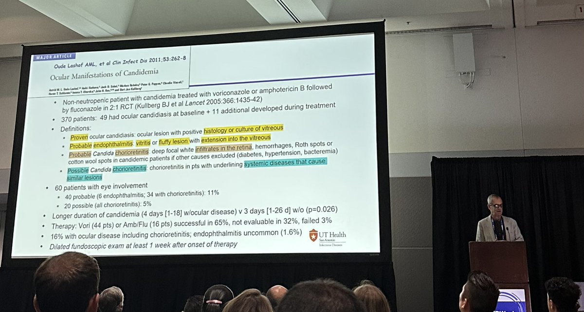 UH_CWRU_ID's tweet photo. Incredible lecture on challenging cases of #Mycology. 

#IDWeek2024 #MEDTwitter #IDTwitter #IDSA https://t.co/bzpRNDaALt