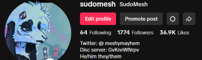 Meshymayhem's tweet photo. follow or join my other socials:
https://t.co/KKVaSmzAZL
https://t.co/HllcbPkPCW 
https://t.co/Uvxsk2dGfe
Discord has my commission status https://t.co/jfTnfzNFoZ