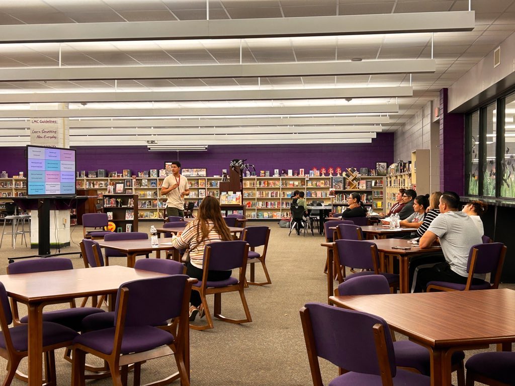 We LOVED having parents join us for our first HMS parent ESL class of the year! Special thanks to Mr. Nino for a great start! 🐾📚✏️📓📖