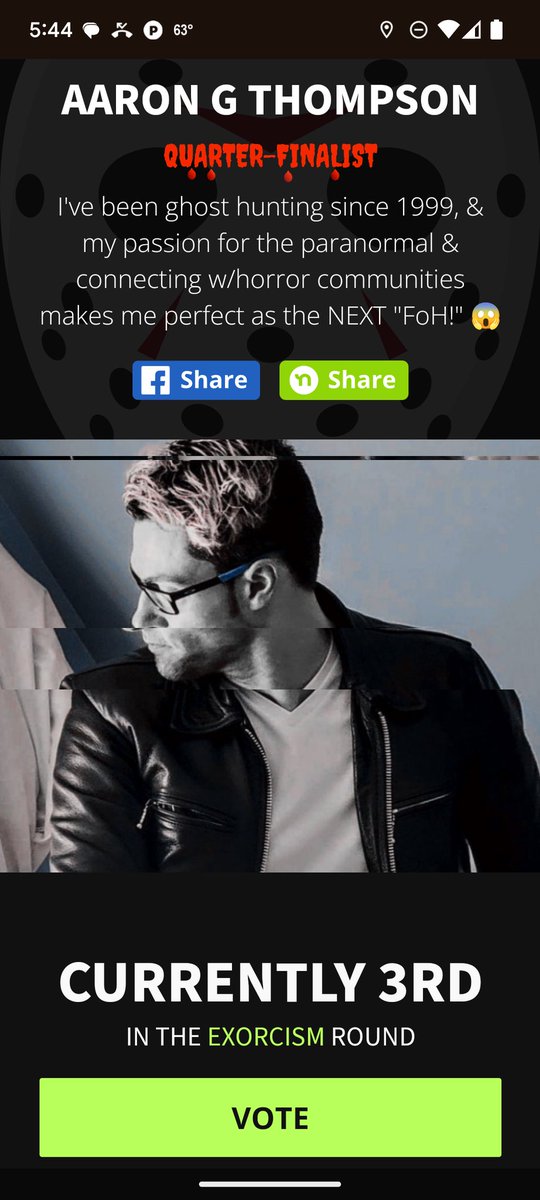 🔸RANK 3 ALL🔸#THANKYOU - FOR DONATING FOR THE CHILDREN! 😲🤯🤮🥳🔸

THANK YOU for believing in me, my daughter, and adventure to be had.

#SHARE! Simply hit the #dailyvote, donate ONLY on today's 2X bonus day, &amp; SHARE! 

#aarongthompson #faceofhorror2024

faceofhorror.org/2024/aaron-g-t…