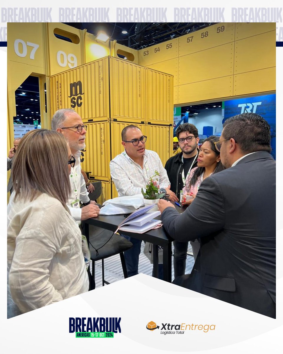 XtraEntrega's tweet photo. Agradecemos a NEWMARKET LOGISTICS, COLE INTERNATIONAL, CHARTERSYNC AMERICAS, RACING CARGO, ESA LOGISTIKA POLAND, ALTIUS, ACCESS WORLD, por visitar nuestro stand en BreakBulk Americas 2024. Fue un placer conocerlos y crear nuevas conexiones

¡Juntos podemos alcanzar grandes metas! https://t.co/DFrkCNZL4e
