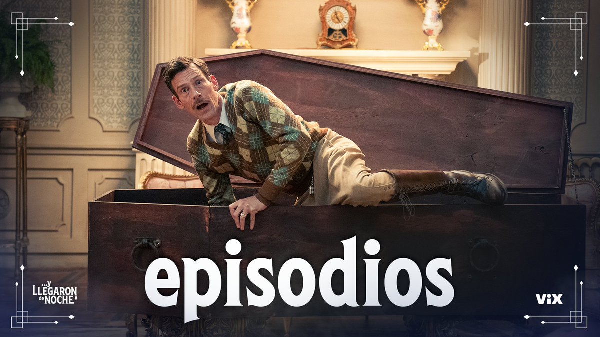 VIX's tweet photo. Pónganse su capa y tomen sus palomitas, que cada viernes hay nuevo episodio. 🧛♂️
Ya tenemos una cita para ver lo nuevo de #YLlegaronDeNoche en #ViX. #YLDNEnViX. 👉 https://t.co/PtP5w0FeU0 https://t.co/dsY6jLYL7K