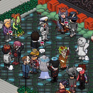 HabboDidcot's tweet photo. Thank you @HareeonHabbo for hosting such a fantastic @TheHabboUK’s Horror Ball tonight! I really enjoyed the whole event by being in the Fridge Races 👻

A big shout out to PowerJaden04, VickyBix and @halfdotblood for your fantastic work delivering this event 👏🏼👏🏼👏🏼 https://t.co/5w2UYMQEou