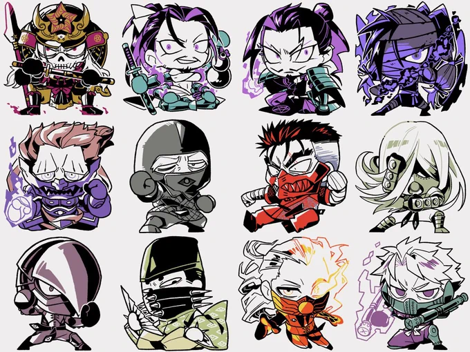 49〜96ニン目のまとめ!#ニンジャスレイヤー #ウキヨエ #1日1ニン 