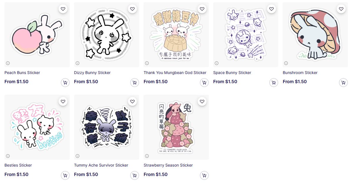 I made a sticker store if anyone wants to check it out 🥺💜✨