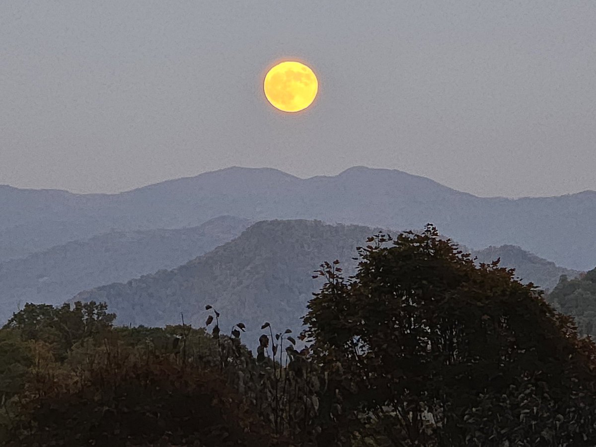 Beautiful night after all the destruction.