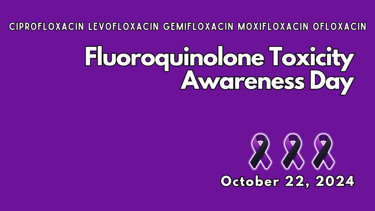 Fluoroquinolone Toxicity Study (@fq_100) on Twitter photo 