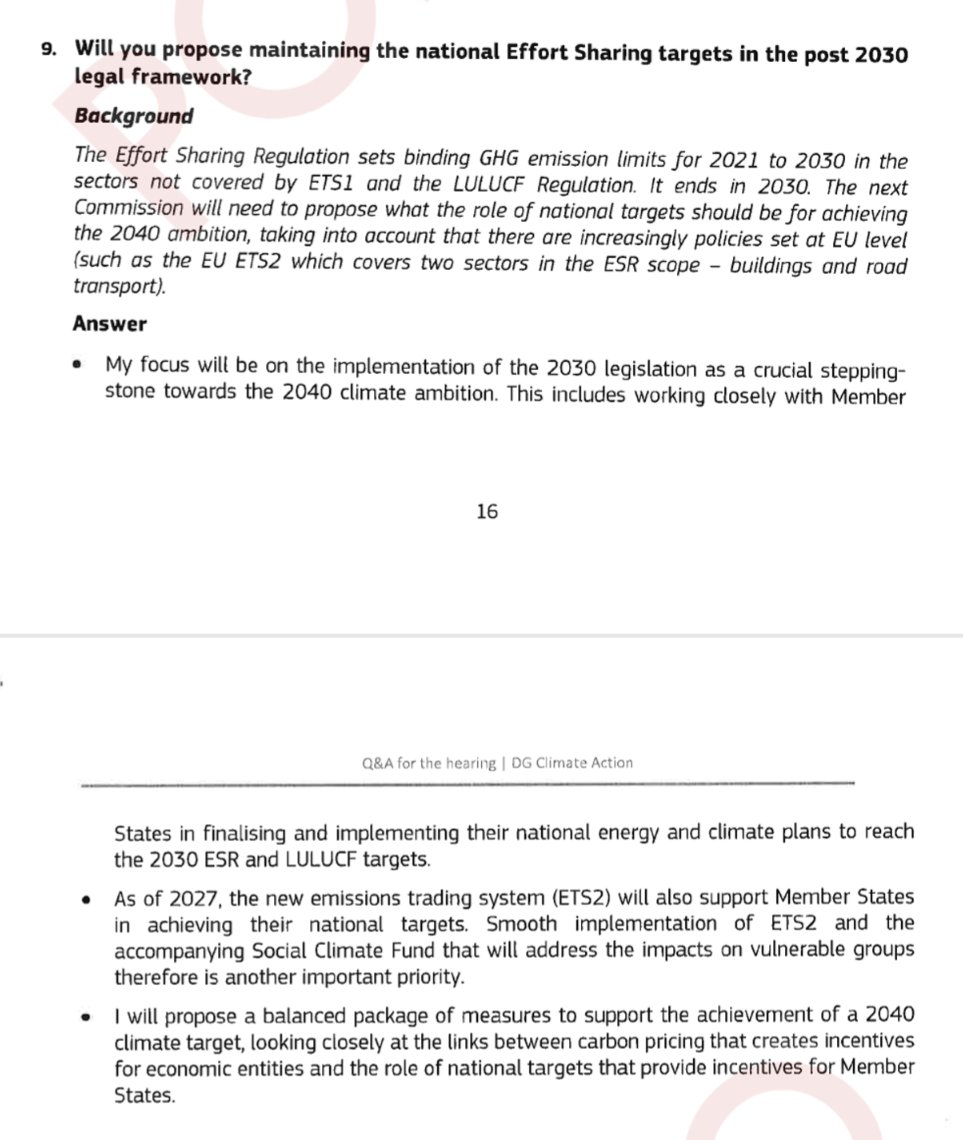 Andreas Graf (@andreasgraf) on Twitter photo Interesting outtakes from the briefing notes for Climate Commissioner <a href="/WBHoekstra/">Wopke Hoekstra</a> on the post 2030 climate architecture.
On the future of the ESR. Interesting outtakes from the briefing notes for Climate Commissioner <a href="/WBHoekstra/">Wopke Hoekstra</a> on the post 2030 climate architecture.
On the future of the ESR.