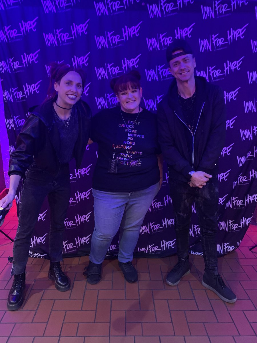 bethycasto's tweet photo. So psyched that @iconforhire finally came to Madison; been waiting to see them for years, and got to me them! (This pic and their poster will proudly be put on my “Rock Wall.”) Can’t wait for the show to start! https://t.co/81XooUOBUY