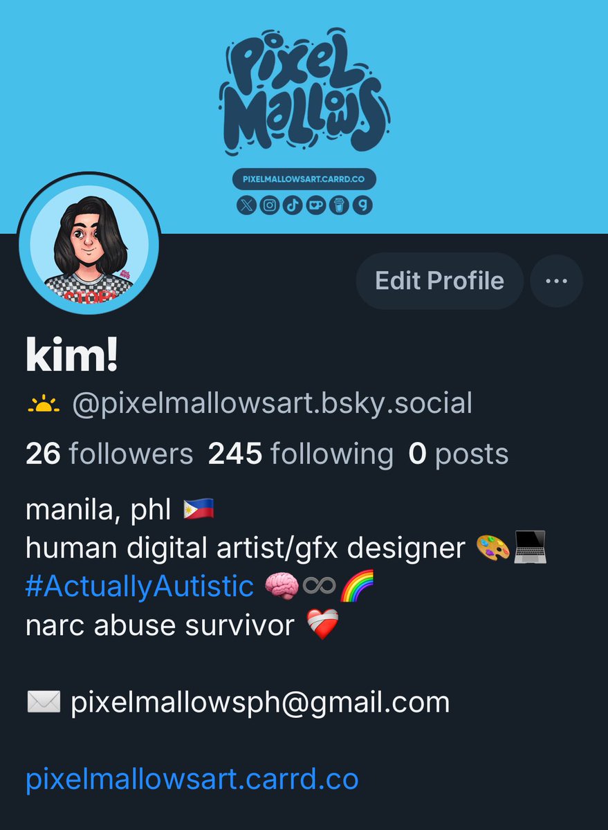 pixelmallowsart on 💙⛅️ tweet media