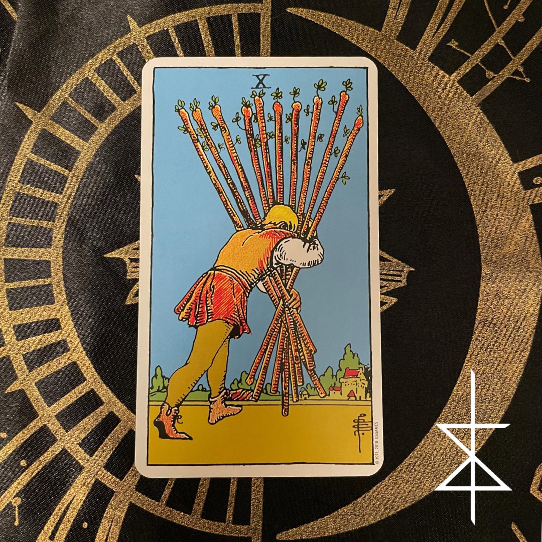 We open for more #DarkTarotTales on November 1st! Bring us your tarot-guided terrors.

TEN OF WANDS: An immense burden, the danger of overwhelm. One who carries more than they can bear. The curse of responsibility or obligation. The weight of the world.

spindlehousepress.com/submissions/ta…