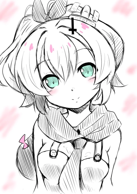 おはよございます。朝のお絵描きジャベリン。本日もがんばっぺさ〜!#アズールレーン #アズレン 