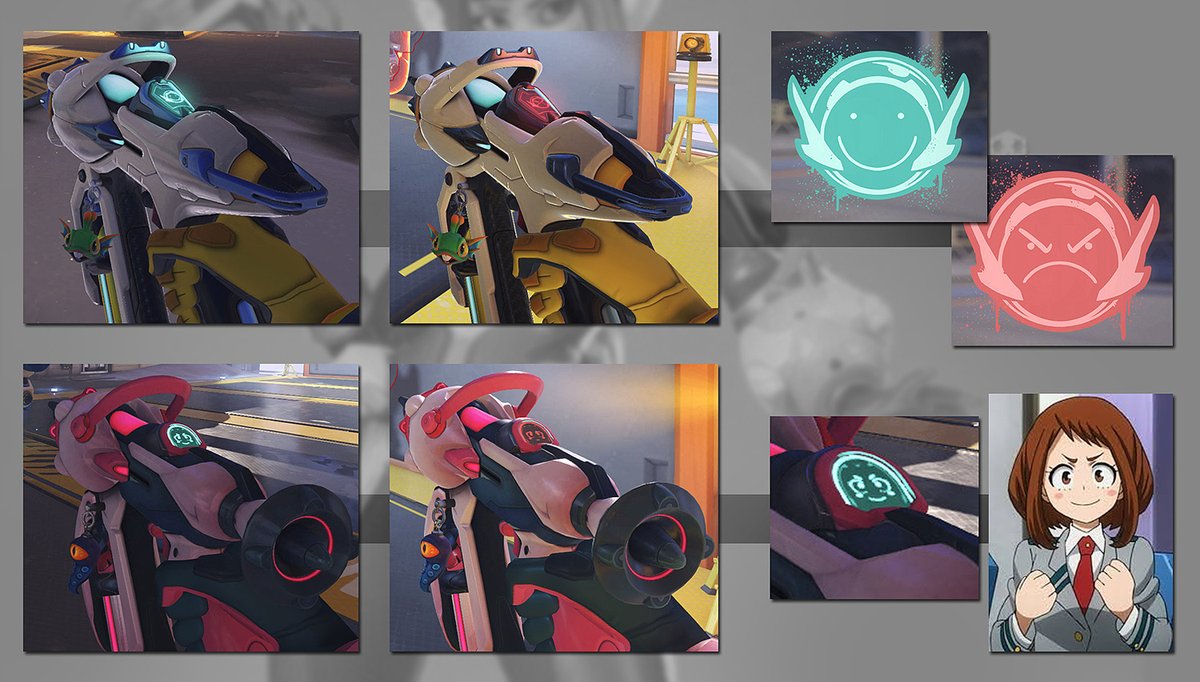 OverwatchNaeri's tweet photo. Overwatch 2 Uravity Juno Skin Mediblaster Weapon Cute New Icon 😄😡

※ Image Source: @Kompae https://t.co/LN1gLptScN