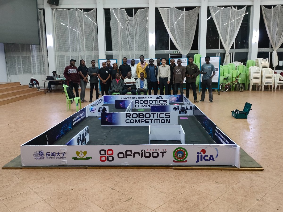 codewithlenny's tweet photo. The Robotics Dojo Competition 2024 held at the @DiscoverJKUAT was the most complex & intriguing University Robotics Competition in the region for the past decade!!
#ROS2 #SLAM #Robotics #RoboticsCompetitions #RoboticsDojo2024 https://t.co/1WqgS57I06