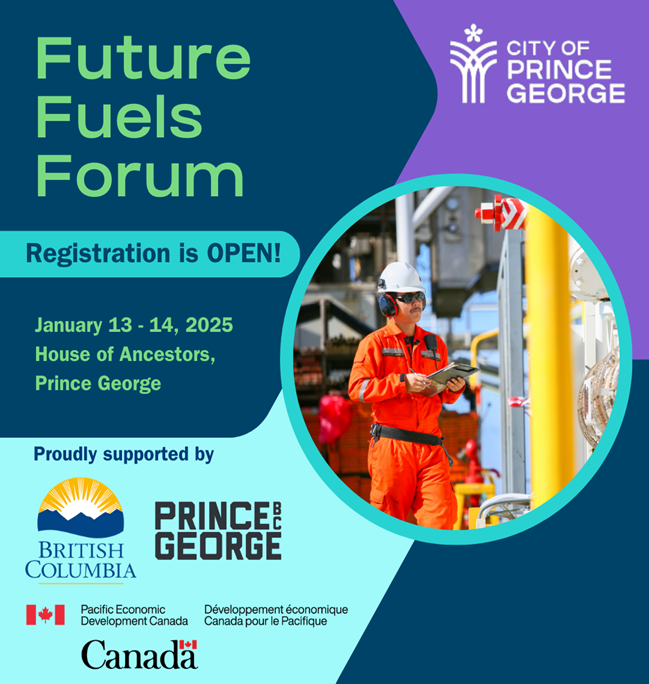 Registration for the 2025 Future Fuels Forum is OPEN NOW!

Discover how innovative products are making a difference in the industry and secure your tickets for this two-day conference: princegeorge.ca/FutureFuelsFor…