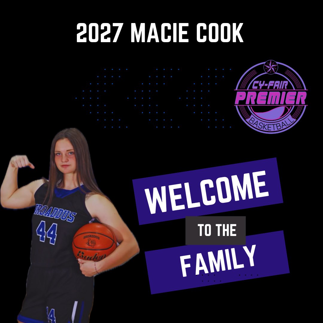 Welcome to the Family 6’1 post 2027 Macie Cook. Let’s go!! <a href="/MacieCook442/">Macie Cook</a>
