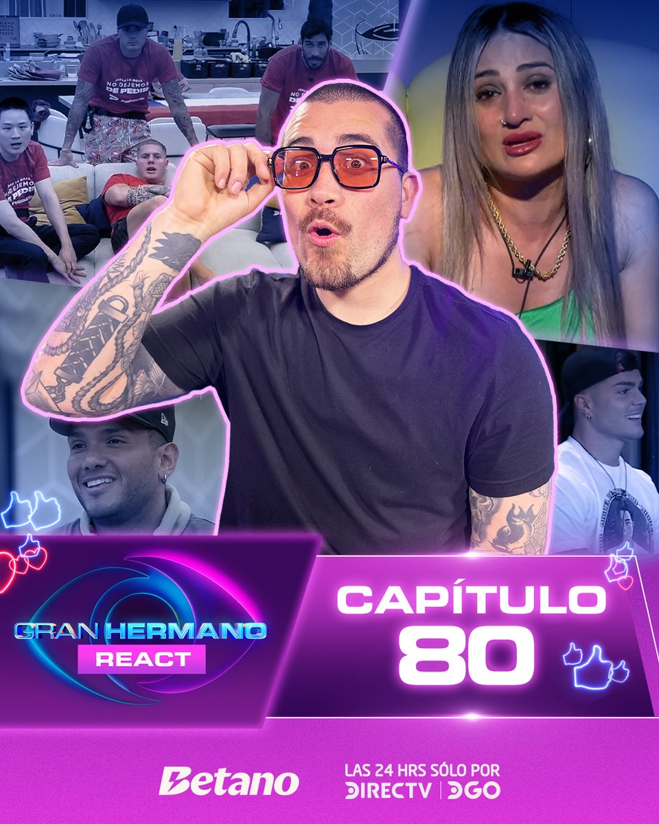 chilevision's tweet photo. ¡EX PARTICIPANTES ENTRARÁN A LA CASA!😱
No te pierdas un nuevo capítulo de #GranHermanoCHV junto a Claudio Michaux en #ReactGH desde las 22:00 hrs. por Youtube y Twitch👁️🔥
Presentado por @Betano_CL 🤩 https://t.co/ebVC0RN97M