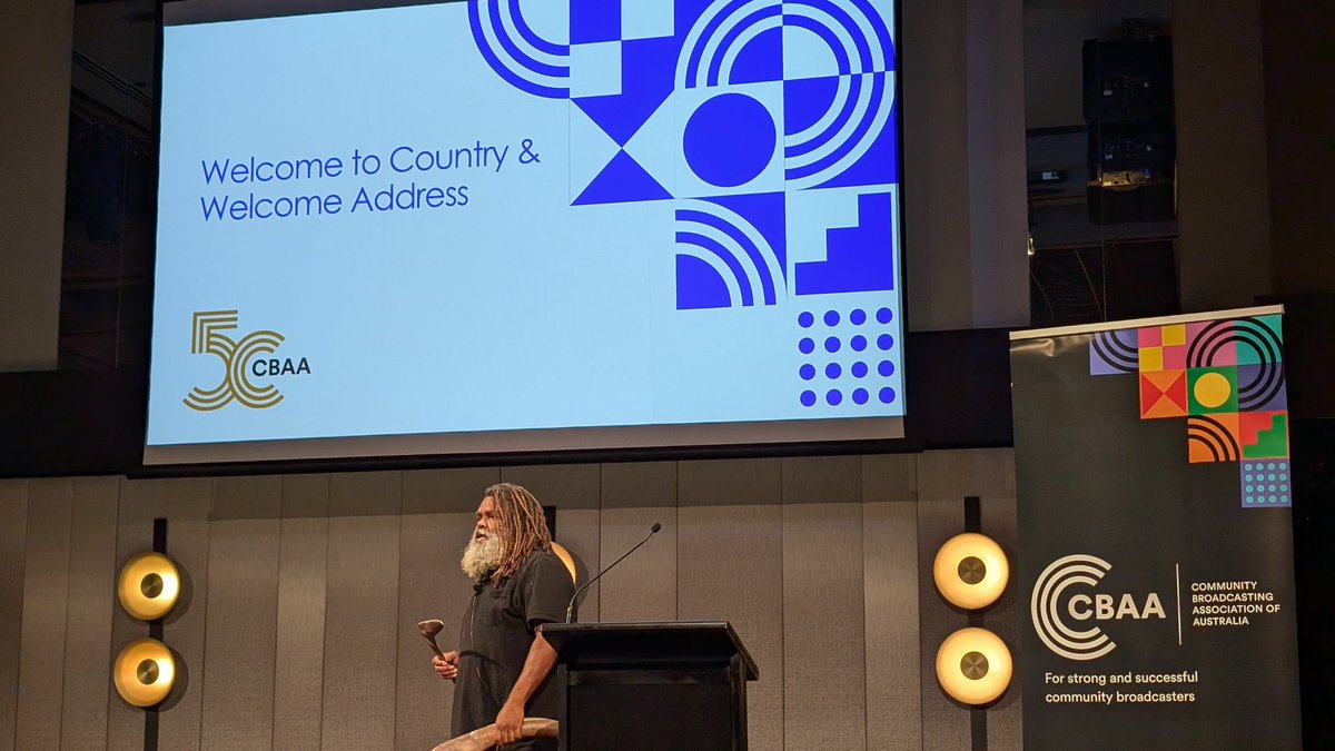 ingcardioide's tweet photo. The @CBAA_ conference kicks off at the Gold Coast with a Welcome to Country. https://t.co/3xrVTPC1iw