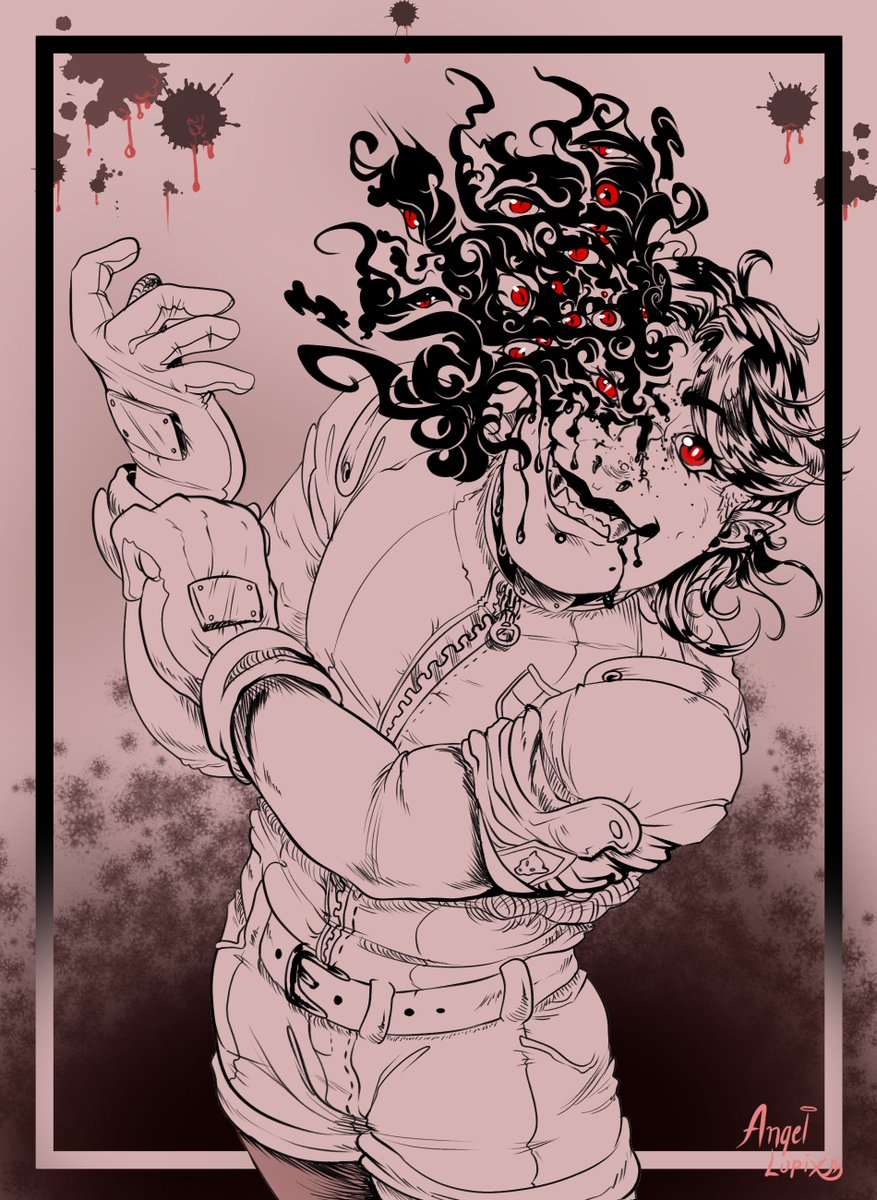 Angel_LupixVT's tweet photo. WARNING MINOR BLOOD AND MULTIPLE EYES

Commission for jackiegourrier

#commissionart https://t.co/wYboRUDMVW