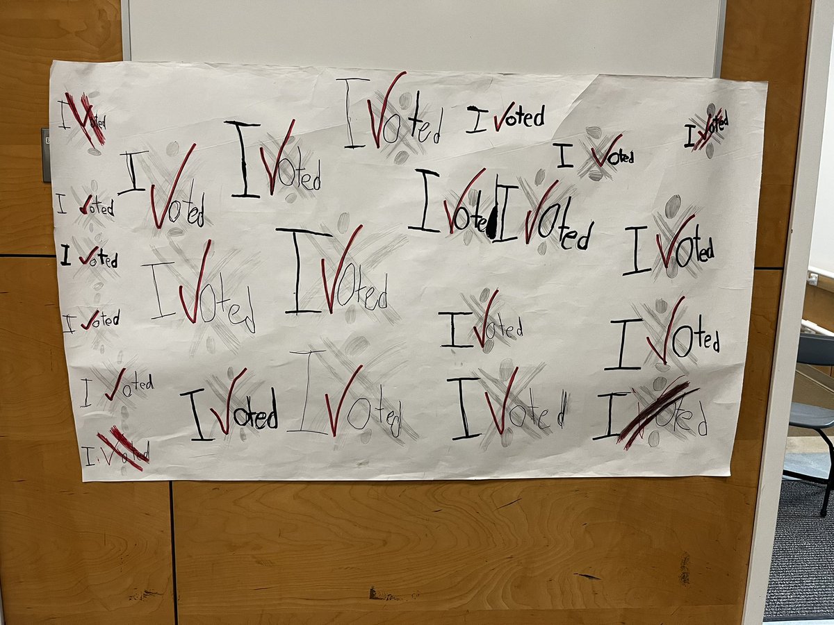 wahgee88's tweet photo. The day before Student Vote. Bothwell Elementary, Surrey, BC. #bcpoli #sd36 #studentvotebc @CIVIX_Canada https://t.co/DAWoPCt1TP