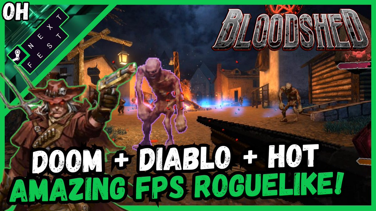 #Bloodshed might be the biggest surprise this #SteamNextFest by <a href="/com8com1/">com8com1</a> 

Appears to be inspired by Doom, Diablo and Halls of Torment...and they nailed it!

Check out my gameplay here!

youtu.be/1kZiRCNZzgU