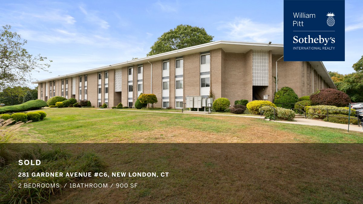 LymesREagent's tweet photo. 📍 Sold 📍 281 Gardner Avenue #c6 has been sold! Very happy for my clients. If you're thinking about selling your home, let's talk!

Allyson Cotton 
Real Estate Advisor/ Associate Broker
William Pitt Sothebys International Realt... https://t.co/aKe2Uymwrb https://t.co/xLrbGIrb9r