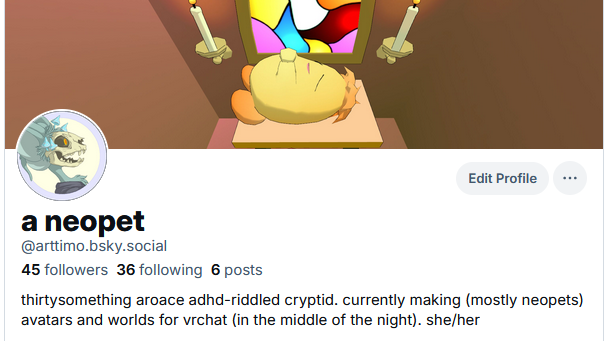 NeoPraedius's tweet photo. right now on 🦋 I only have this account if you wanna follow there (sorry it's kinda empty still)
I'll be making one for this account soon, but jumping ship all at once is a lot of rebuilding. https://t.co/xkOvU11xNT