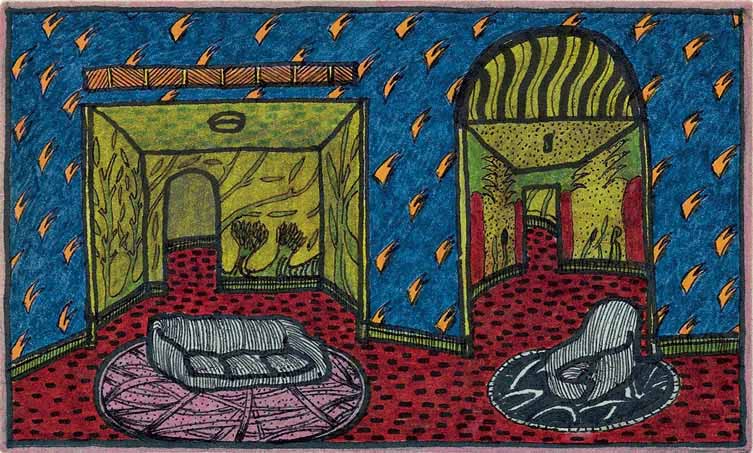 BlackLCult's tweet image. DAVID LYNCH's "Untitled", c.1970