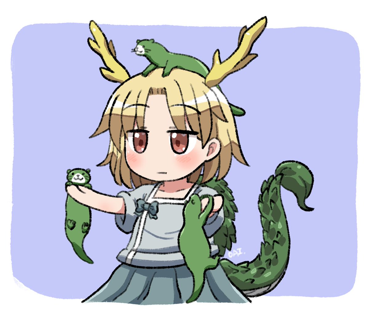 吉弔八千慧 「カワウソマスターやちえ #おは東方 」|六合ダイスケ@春例大祭う12bのイラスト