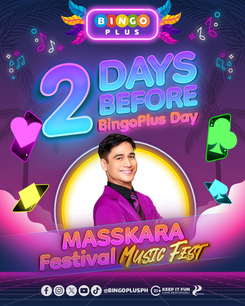 Bingoplusph's tweet photo. Last 2 days? Let's go! 😉 

#BPDayMasskara2024 #BingoPlusDayMasskara2024 #ExcitingSayaWithBPBacolod #MasskaraBP2024 https://t.co/BaxaexOoqA