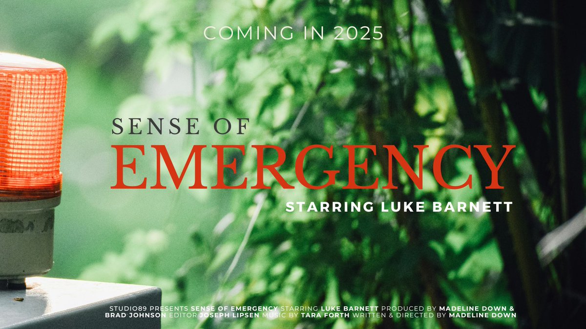 madeline_down's tweet photo. Back in March my mom suffered a sudden cardiac arrest. She survived because of the quick, heroic acts of first responders. 

I wrote a short film about one of those medics. 

@RWWFilm to produce &amp; @LukeBarnett will star in my narrative directorial debut, ‘SENSE OF EMERGENCY’. ❤️ https://t.co/IvFDRb2P9c
