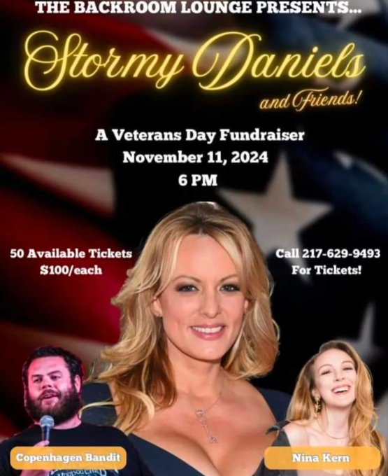 Stormy Daniels - 1 pic. Repost and help me beat Tiny's attempt to silence me (again) because of shadow banning! Selling out these shows appears to really have scared some people https://t.co/6WoaBLzGLz