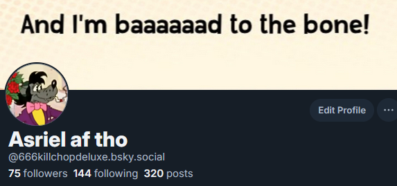 CalamityWheel's tweet photo. i know a bunch of people are moving there so i finally have a public account again https://t.co/BgwUZCpjVT