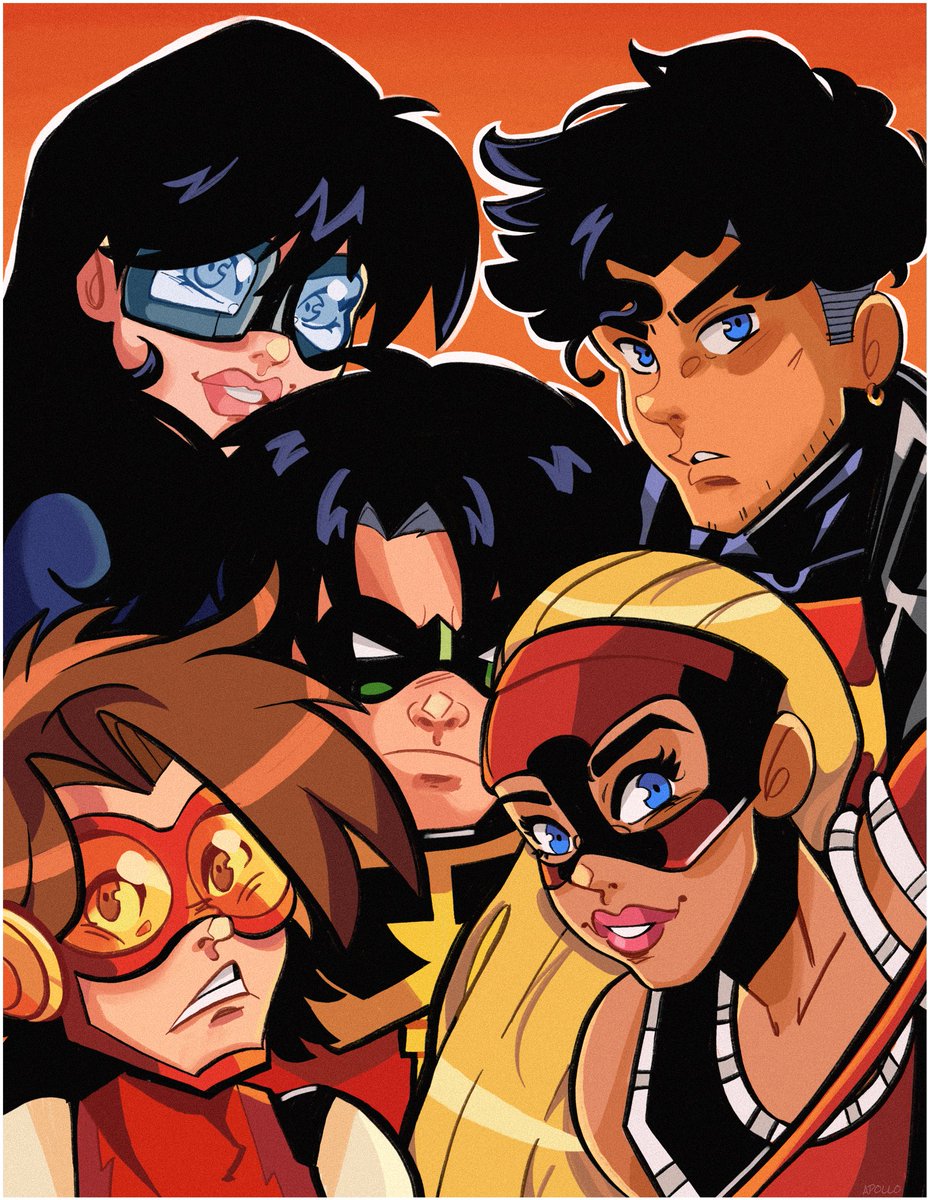 Apollo_Arts_'s tweet photo. The Young Justice
#YoungJustice #DC_Comics #Wondergirl #Robin #Superboy #Impulse #Arrowette https://t.co/QGcBFI0TzO