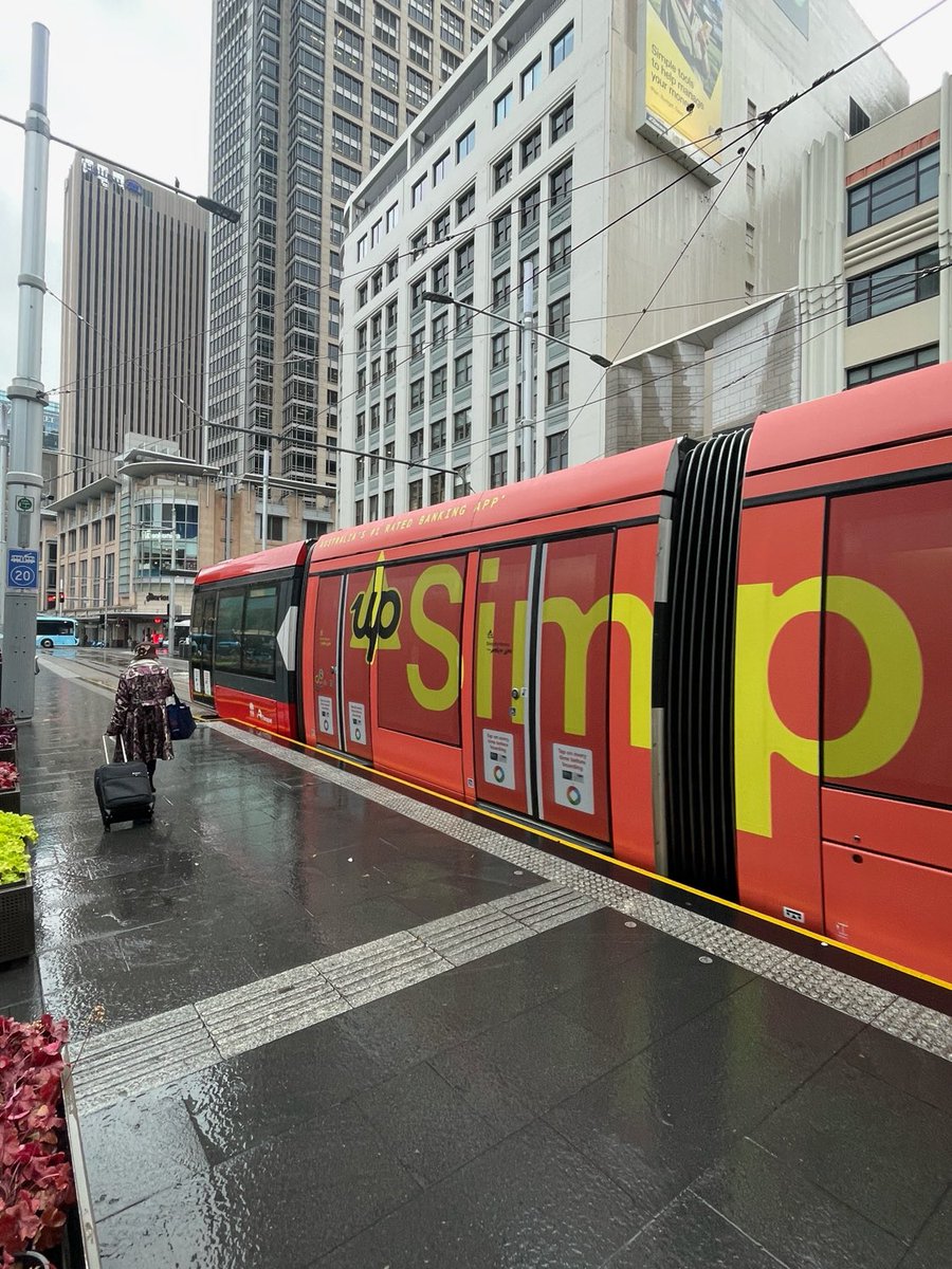 Any #Upsiders in Sydney or at @SXSWSydney, so awesome if you could please reply with a photo of the ⁦<a href="/up_banking/">Up</a>⁩ tram on George Street!! 📸

This isn’t my photo. I walked down George St for a while yesterday and couldn’t find the Up tram!! 😭 Hit me up please! 🤙 Thank you