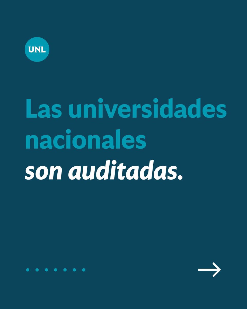 Sí, las universidades nacionales son auditadas.

Hoy el rector <a href="/mammarellaej/">Enrique Mammarella</a> presentó hoy un informe sobre auditorías a la UNL. 

Podés leer la nota completa acá 👉🏻 unl.edu.ar/noticias/news/…, o seguir leyendo este hilo con algunas claves para entender mejor de qué se tratan.

🧵➕
