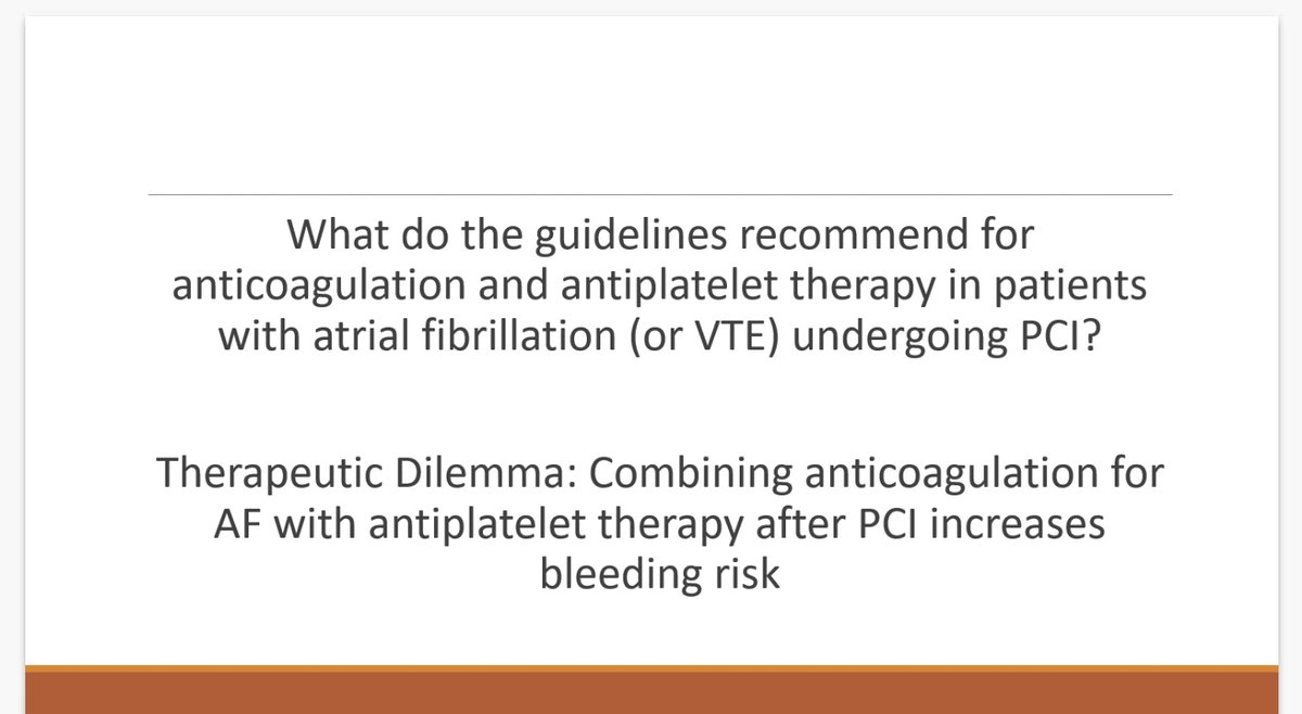 DrDeepa1020's tweet photo. Great case by PGY4 Dr Park (@johnpark154) on management of DAPT after PCI in patients needing long term anticoagulation! https://t.co/EwI5gdchxU