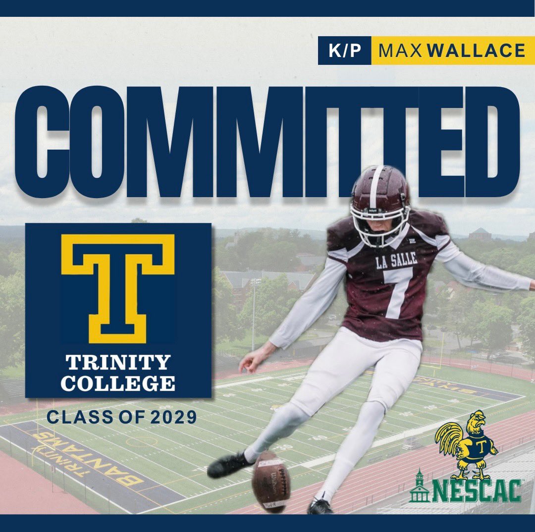 maxwallace07's tweet photo. COMMITTED! To the admissions process @TrinCollFB 

@MarconeGeoff @PeterRappoccio @brendancahill_ @CoachDevanney @CoachSimmonsC @Chris_Sailer https://t.co/ZitYuXRGJ8