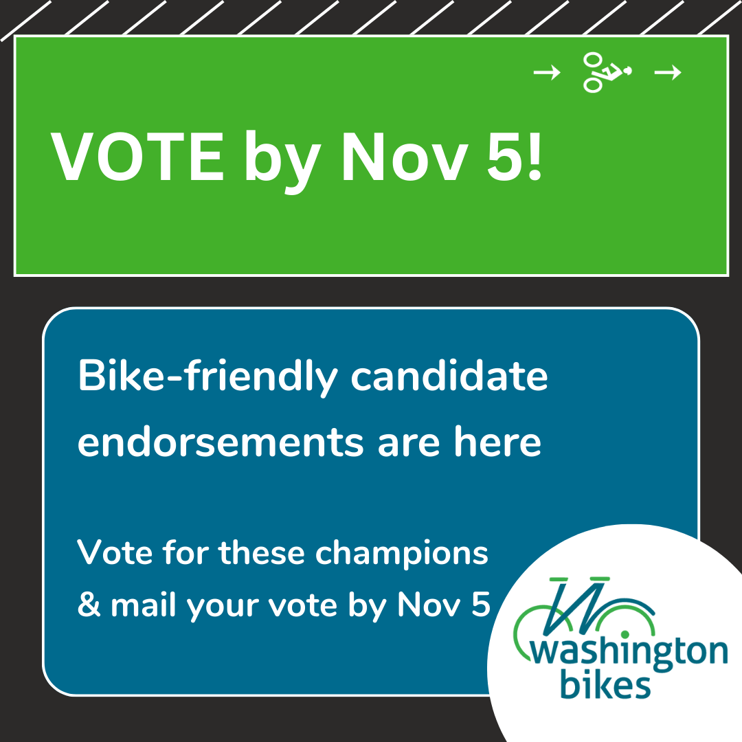 WAbikes's tweet photo. We're voting No on 2117. And for Seattle, YES on Prop 1 (Keep Seattle Moving levy). Check out these and other endorsements of bike-friendly candidates for your ballot this year: https://t.co/MiXYwtSP72